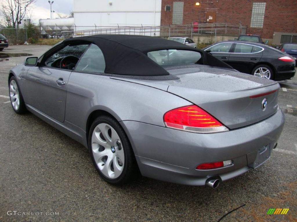 Silver Grey Metallic 2004 BMW 6 Series 645i Convertible Exterior Photo #40017786
