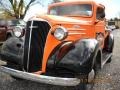 1937 Orange Chevrolet Pickup Harley-Davidson Theme Custom  photo #8