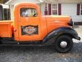 1937 Orange Chevrolet Pickup Harley-Davidson Theme Custom  photo #38