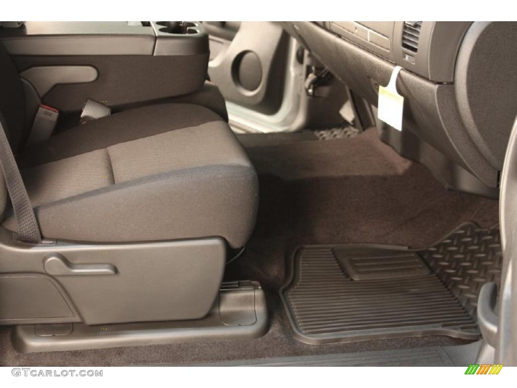 2011 Silverado 1500 LT Crew Cab 4x4 - Sheer Silver Metallic / Ebony photo #9
