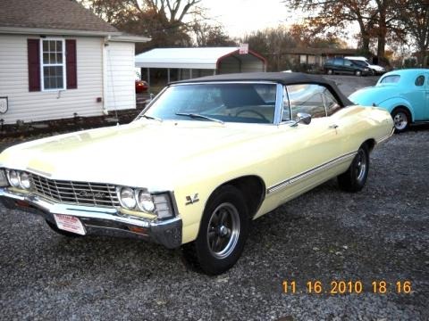 impala 1967 chevrolet yellow butternut convertible data interior used gtcarlot car specs info dealerrevs colors prices