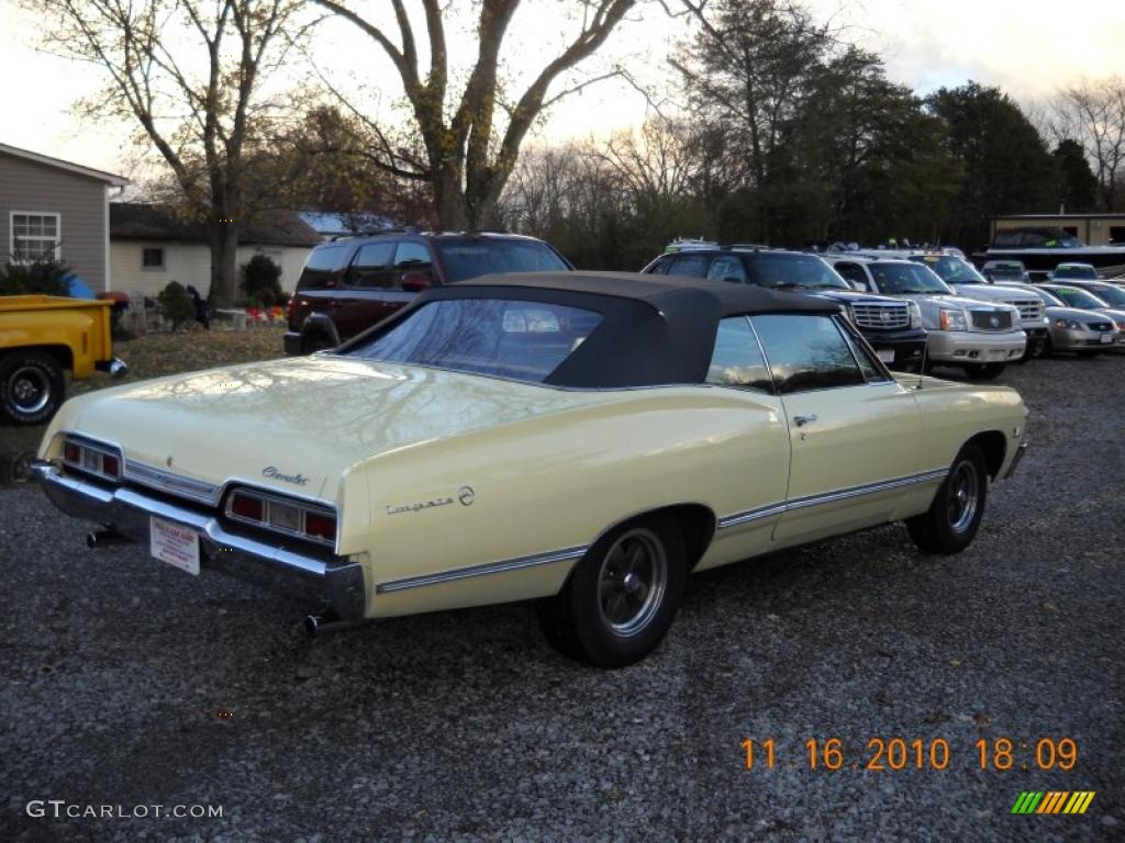 1967 Impala Convertible - Butternut Yellow / White photo #14