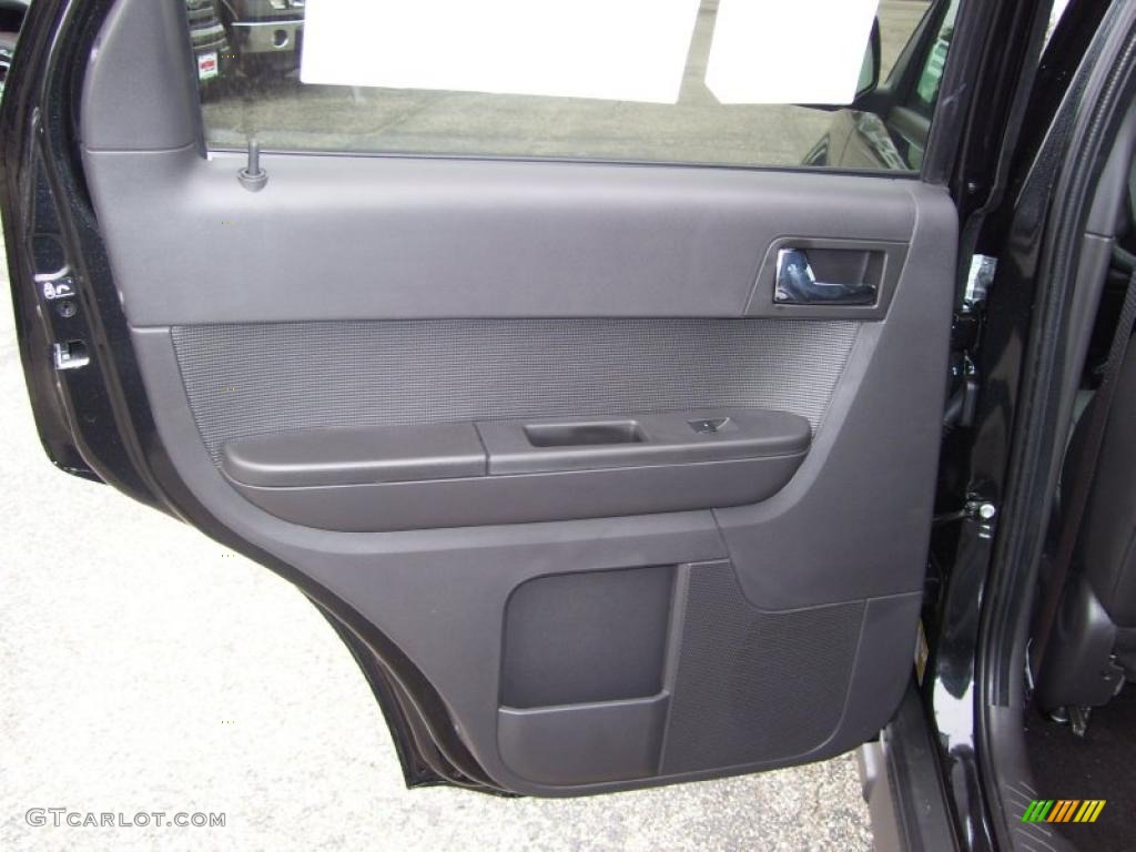 2011 Ford Escape Limited V6 Charcoal Black Door Panel Photo #40021878