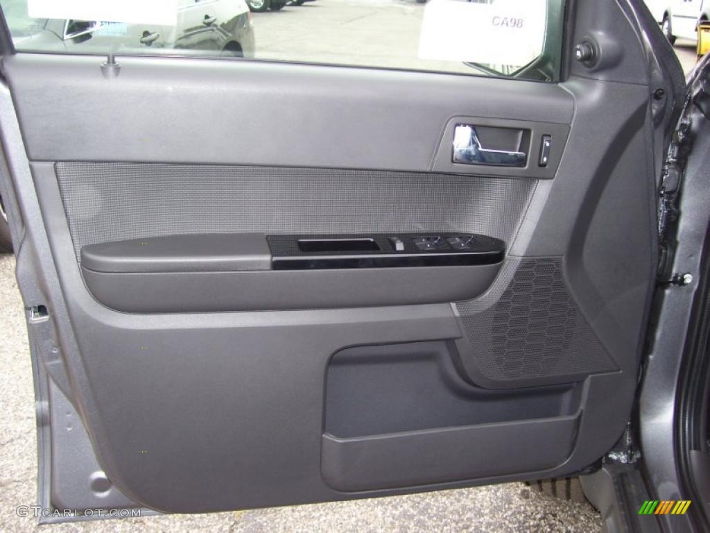 2011 Ford Escape Limited V6 Charcoal Black Door Panel Photo #40022362