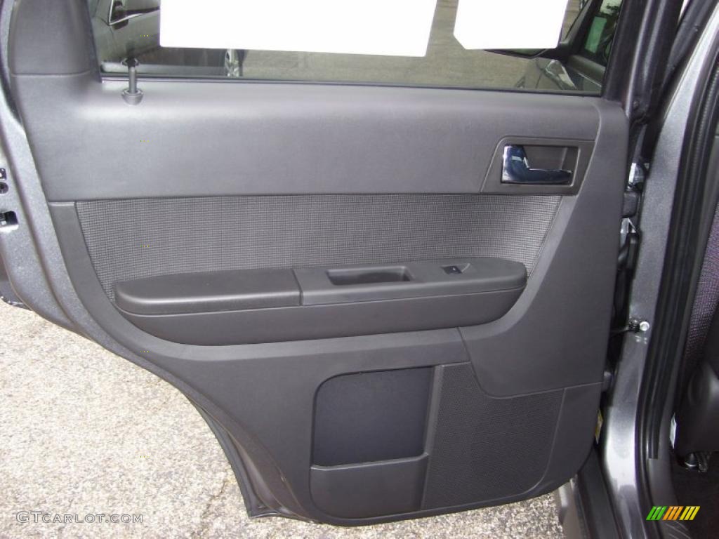 2011 Ford Escape Limited V6 Charcoal Black Door Panel Photo #40022378