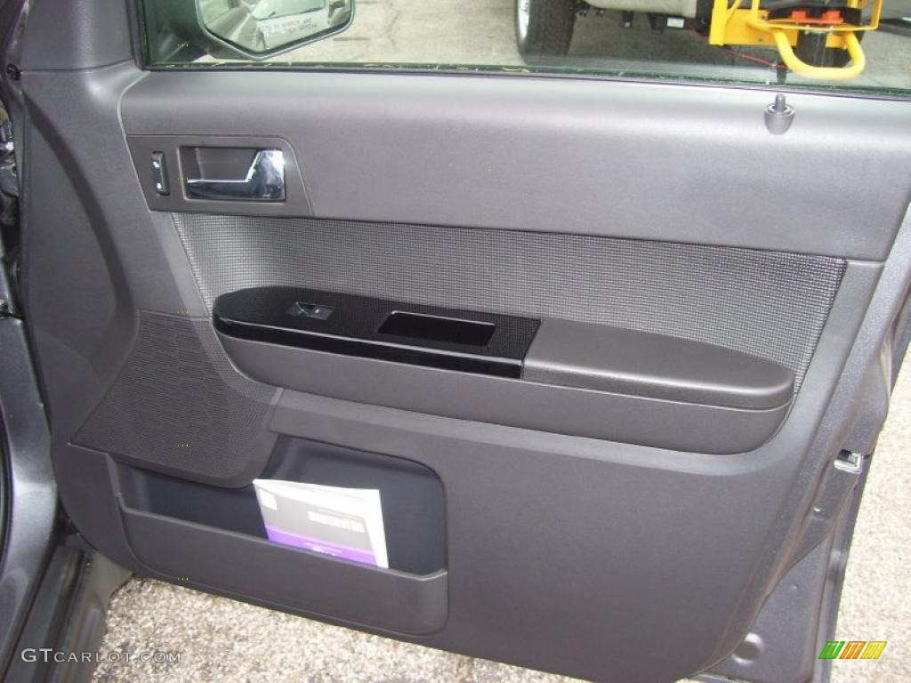 2011 Ford Escape Limited V6 Charcoal Black Door Panel Photo #40022410