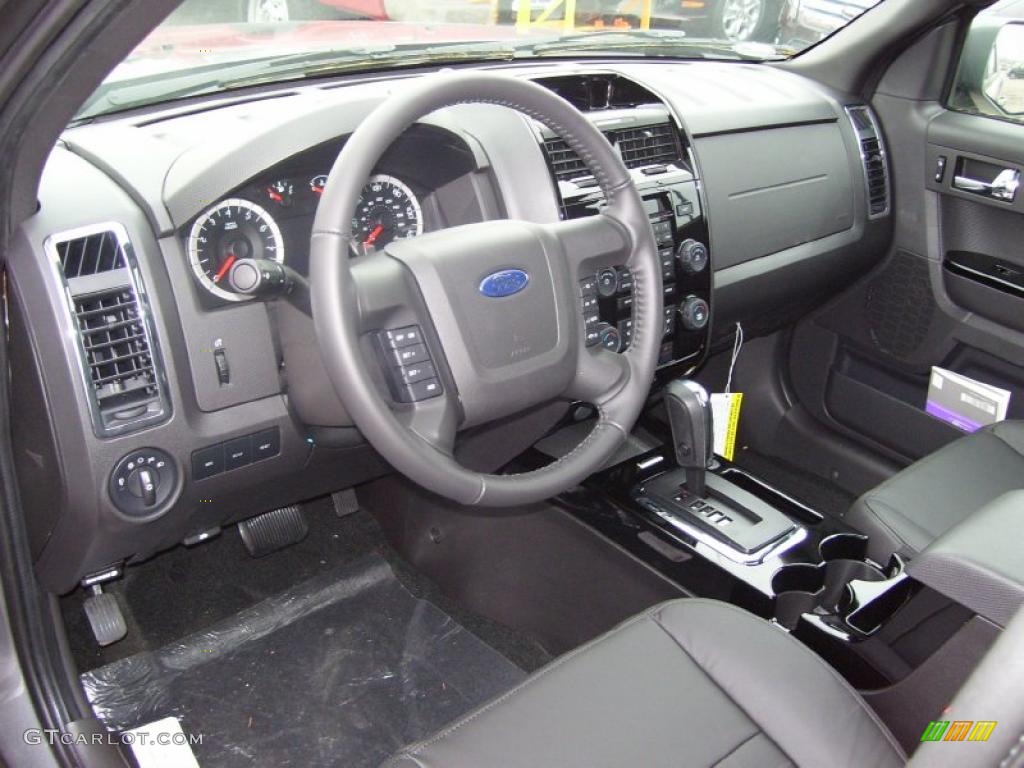 Charcoal Black Interior 2011 Ford Escape Limited V6 Photo #40022476