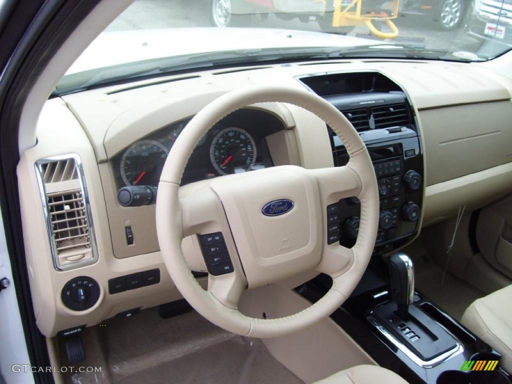 2011 Ford Escape Limited V6 4WD Camel Dashboard Photo #40023362