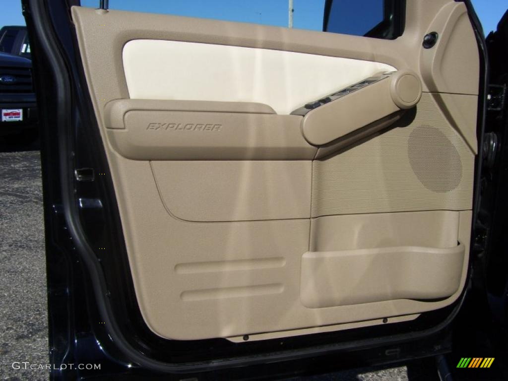 2008 Ford Explorer Sport Trac Limited 4x4 Camel Door Panel Photo #40024234