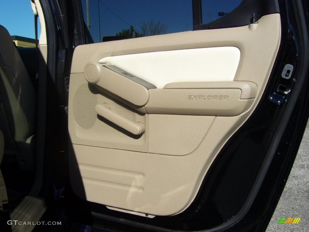2008 Ford Explorer Sport Trac Limited 4x4 Camel Door Panel Photo #40024282