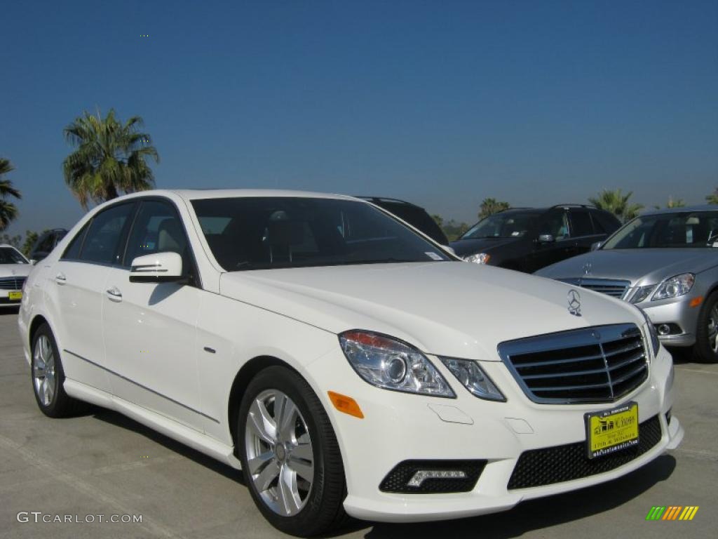 Arctic White 2011 Mercedes-Benz E 350 BlueTEC Sedan Exterior Photo #40025124