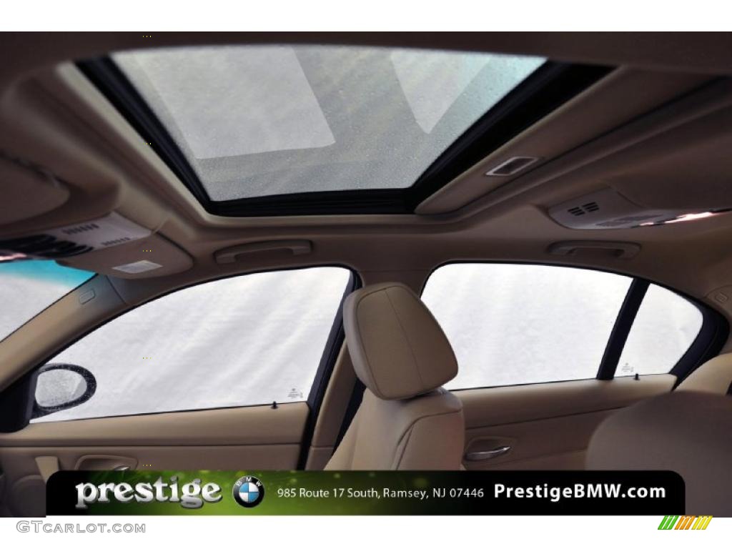 2007 3 Series 335xi Sedan - Jet Black / Beige photo #11