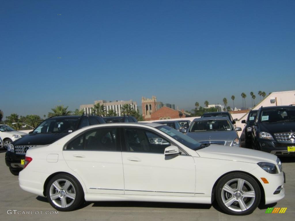 Arctic White 2011 Mercedes-Benz C 300 Sport Exterior Photo #40025898