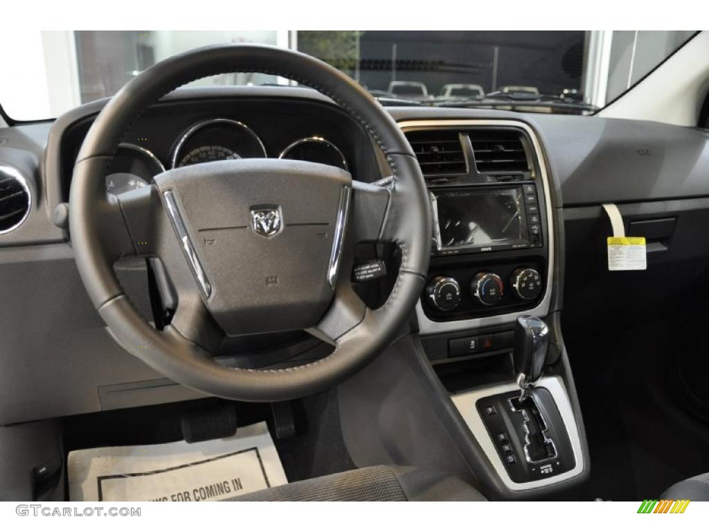2011 Dodge Caliber Heat Dark Slate Gray Dashboard Photo #40026038