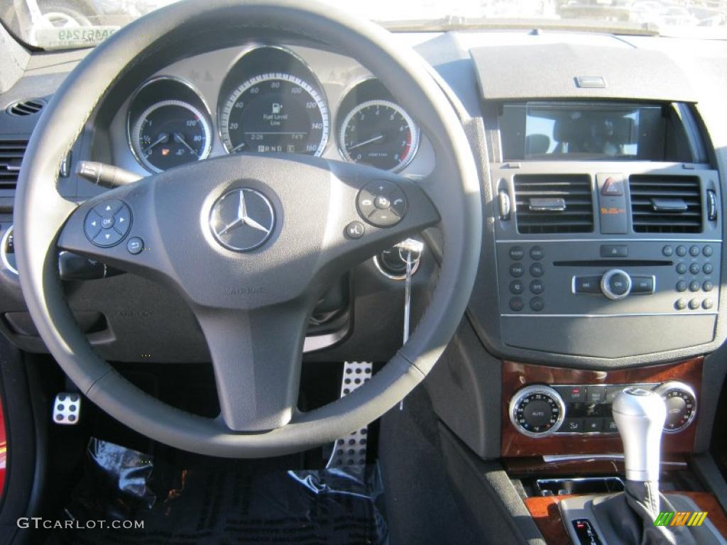 2011 Mercedes-Benz C 300 Sport Black Dashboard Photo #40026270