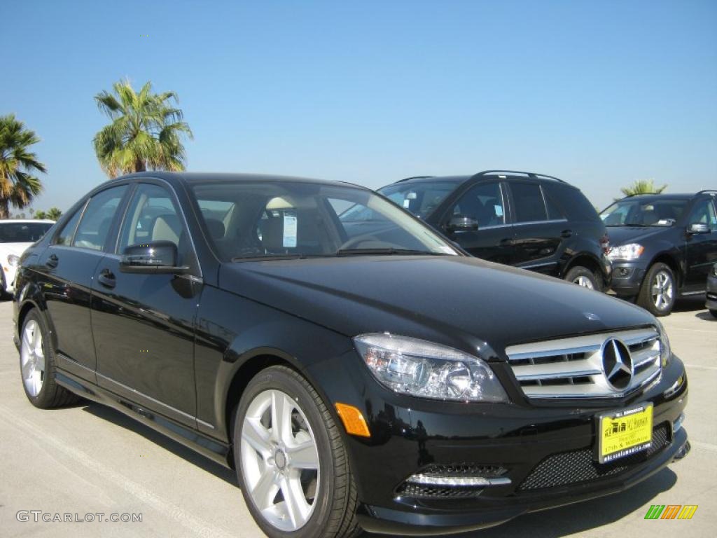 Black 2011 Mercedes-Benz C 300 Sport Exterior Photo #40026302