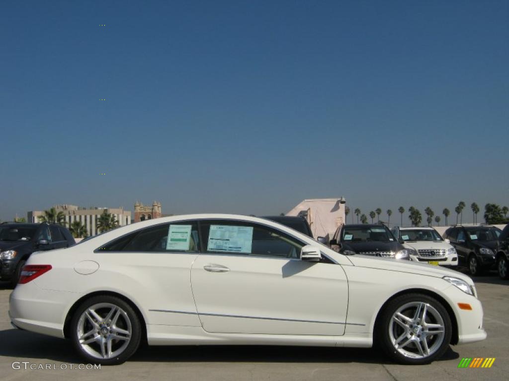 Arctic White 2011 Mercedes-Benz E 550 Coupe Exterior Photo #40027070
