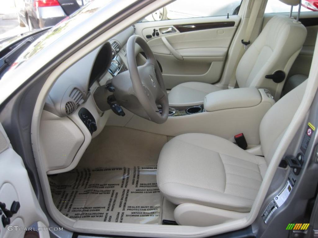 Stone Interior 2007 Mercedes-Benz C 280 Luxury Photo #40028134