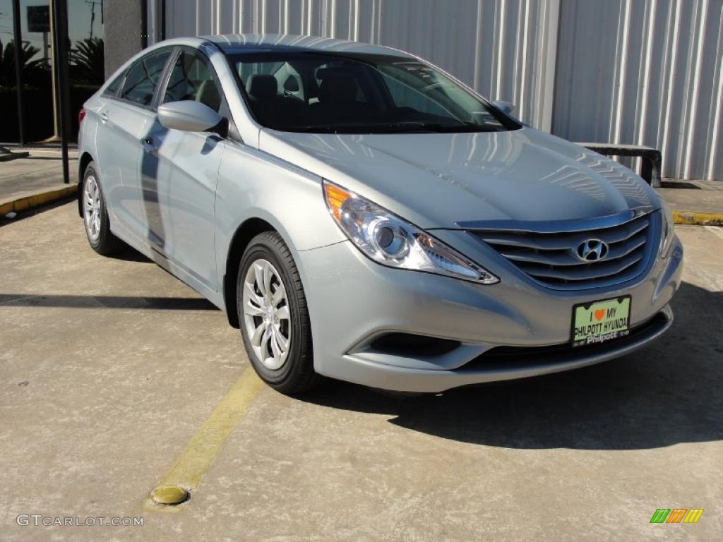 Iridescent Silver Blue Metallic 2011 Hyundai Sonata GLS Exterior Photo #40028534