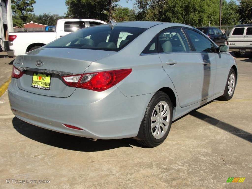 Iridescent Silver Blue Metallic 2011 Hyundai Sonata GLS Exterior Photo #40028566