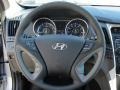 Gray 2011 Hyundai Sonata GLS Steering Wheel