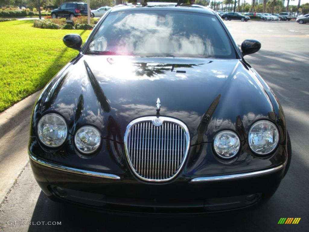 Ebony Black 2005 Jaguar S-Type 4.2 Exterior Photo #40029678