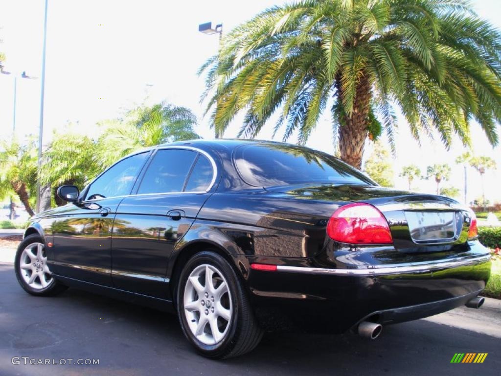 Ebony Black 2005 Jaguar S-Type 4.2 Exterior Photo #40029758