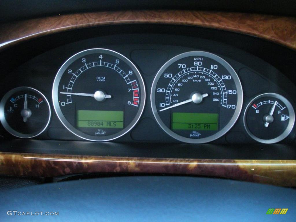 2005 Jaguar S-Type 4.2 Gauges Photo #40029962