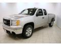 2007 Silver Birch Metallic GMC Sierra 1500 SLE Extended Cab 4x4  photo #3