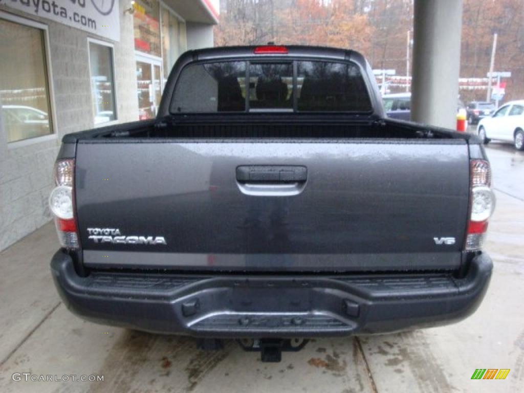 2011 Tacoma V6 TRD Sport Double Cab 4x4 - Magnetic Gray Metallic / Graphite Gray photo #3