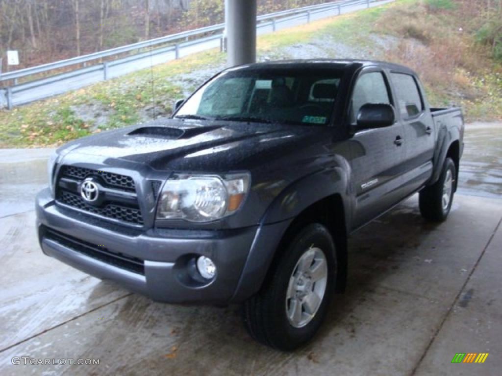 2011 Tacoma V6 TRD Sport Double Cab 4x4 - Magnetic Gray Metallic / Graphite Gray photo #5