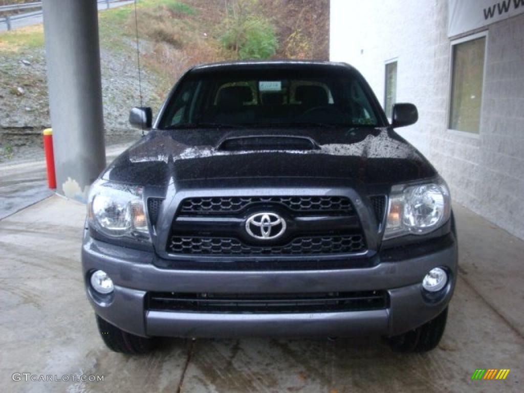2011 Tacoma V6 TRD Sport Double Cab 4x4 - Magnetic Gray Metallic / Graphite Gray photo #6