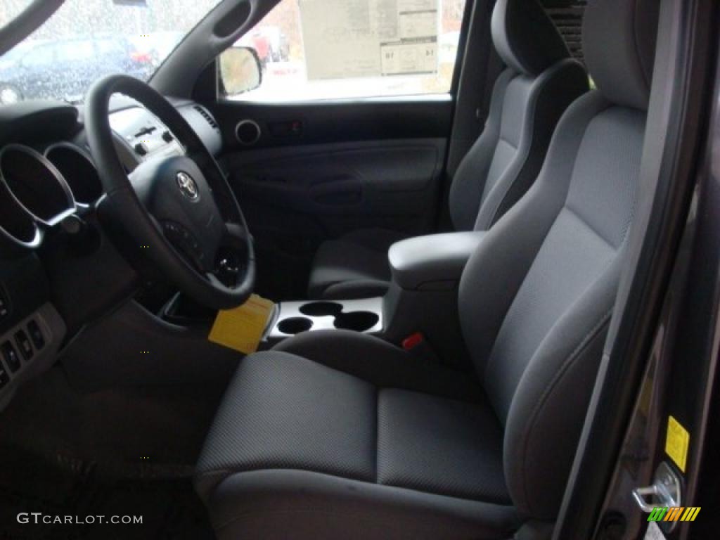 2011 Tacoma V6 TRD Sport Double Cab 4x4 - Magnetic Gray Metallic / Graphite Gray photo #8