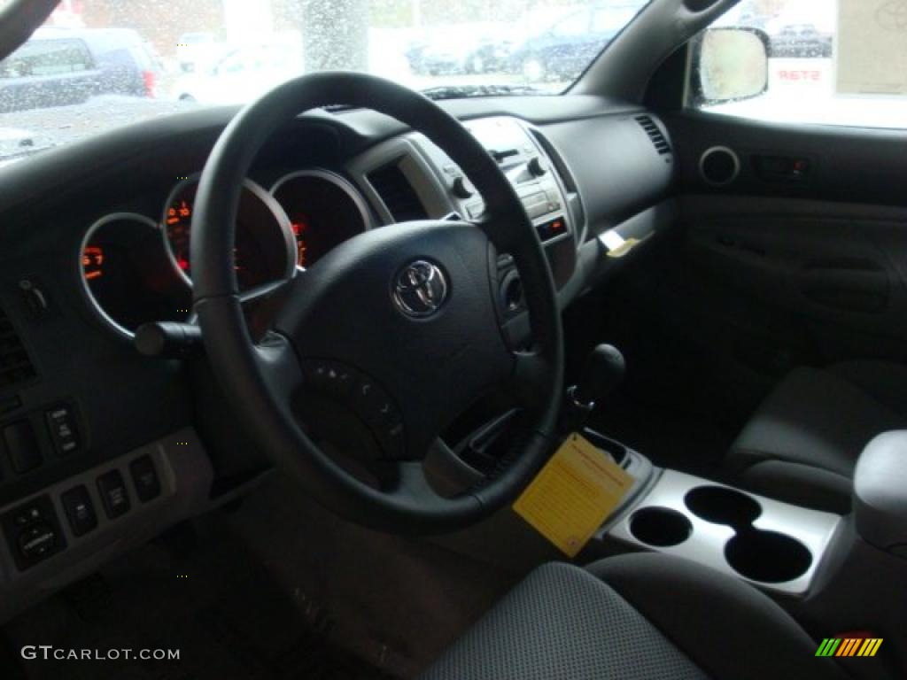2011 Tacoma V6 TRD Sport Double Cab 4x4 - Magnetic Gray Metallic / Graphite Gray photo #12