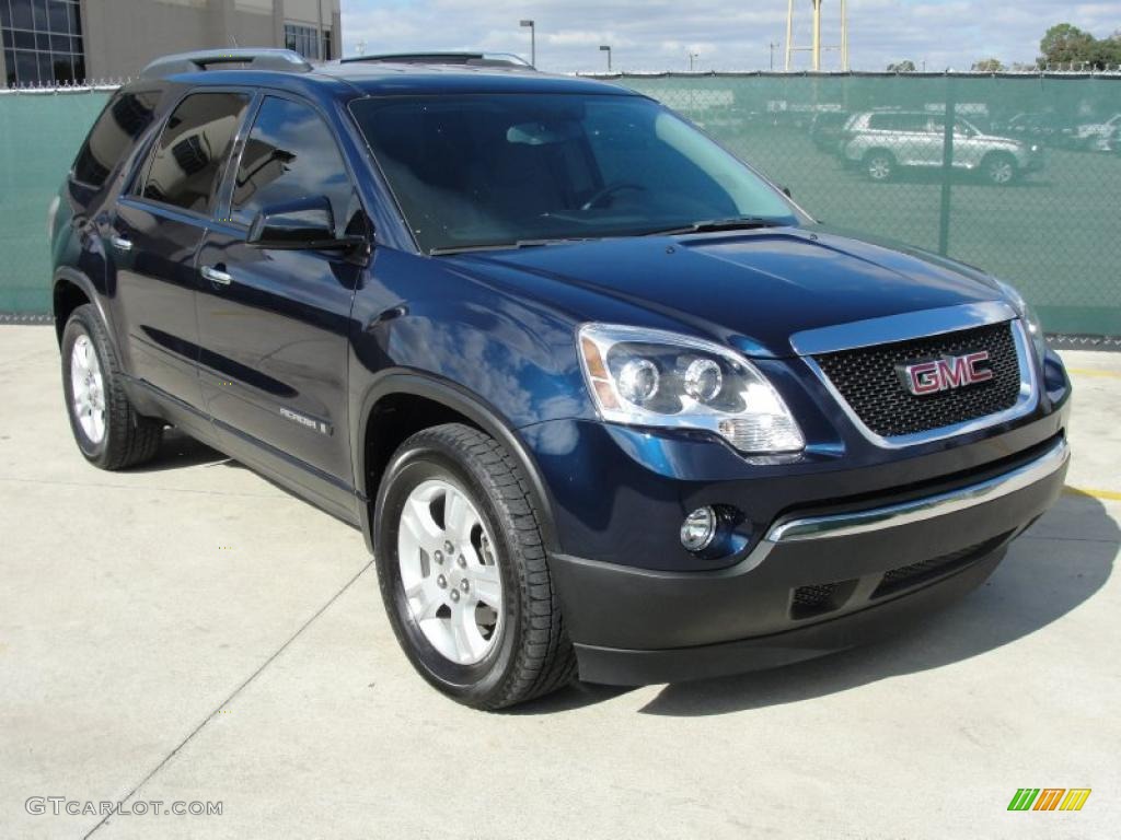 Deep Blue Metallic GMC Acadia