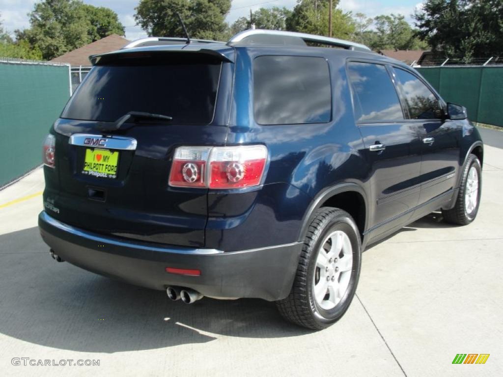 2007 Acadia SLE - Deep Blue Metallic / Titanium photo #3