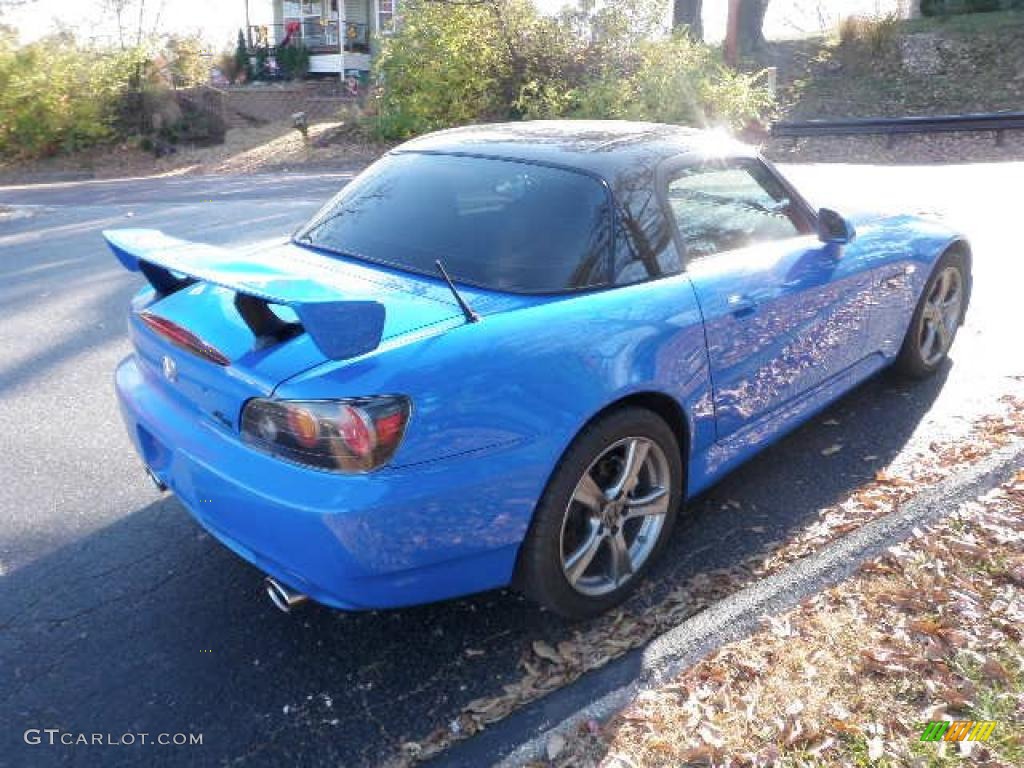 2008 S2000 CR Roadster - Apex Blue Pearl / Black/Yellow photo #5
