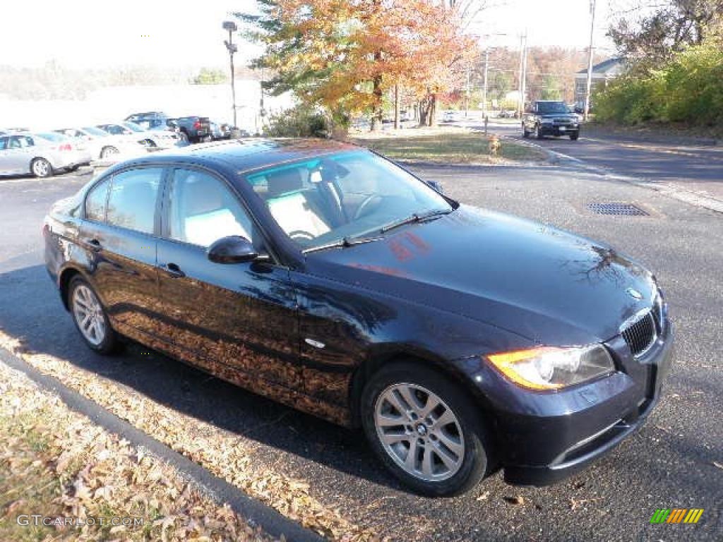 2006 3 Series 325xi Sedan - Monaco Blue Metallic / Beige photo #7