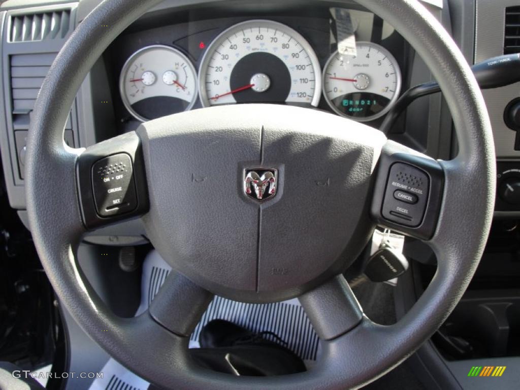 2007 Dodge Dakota SLT Club Cab Steering Wheel Photos