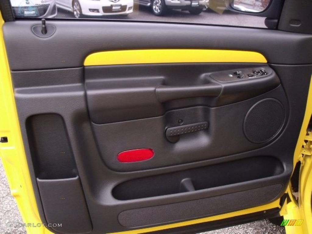 2005 Ram 1500 SLT Rumble Bee Regular Cab 4x4 - Solar Yellow / Dark Slate Gray photo #16