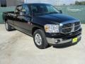 2008 Brilliant Black Crystal Pearl Dodge Ram 2500 Lone Star Edition Quad Cab  photo #1