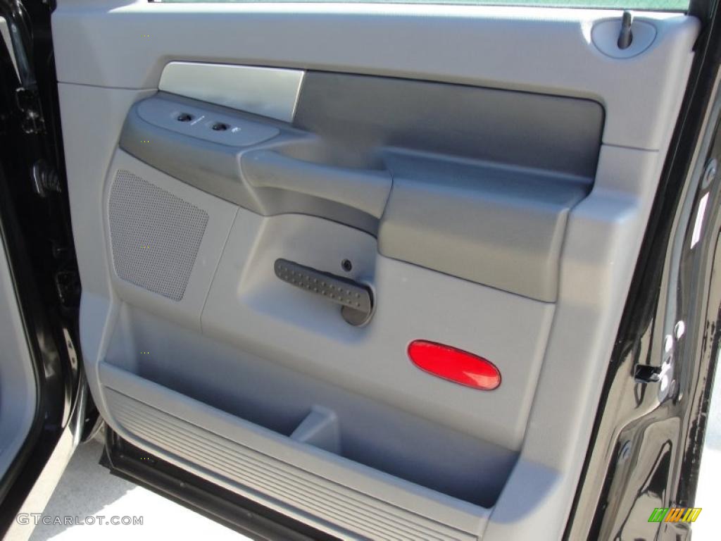 2008 Dodge Ram 2500 Lone Star Edition Quad Cab Medium Slate Gray Door Panel Photo #40036854