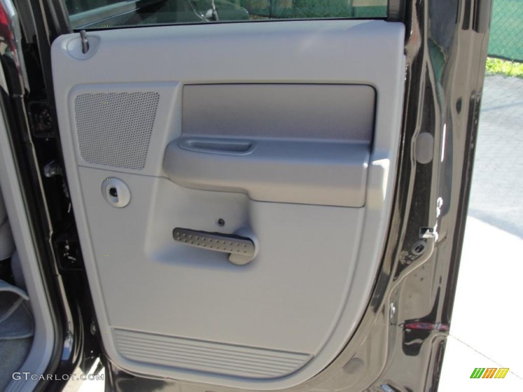 2008 Dodge Ram 2500 Lone Star Edition Quad Cab Medium Slate Gray Door Panel Photo #40036891