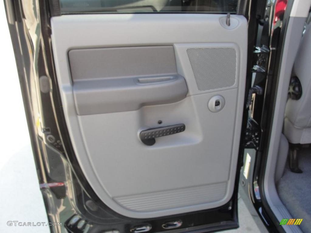 2008 Dodge Ram 2500 Lone Star Edition Quad Cab Medium Slate Gray Door Panel Photo #40036920