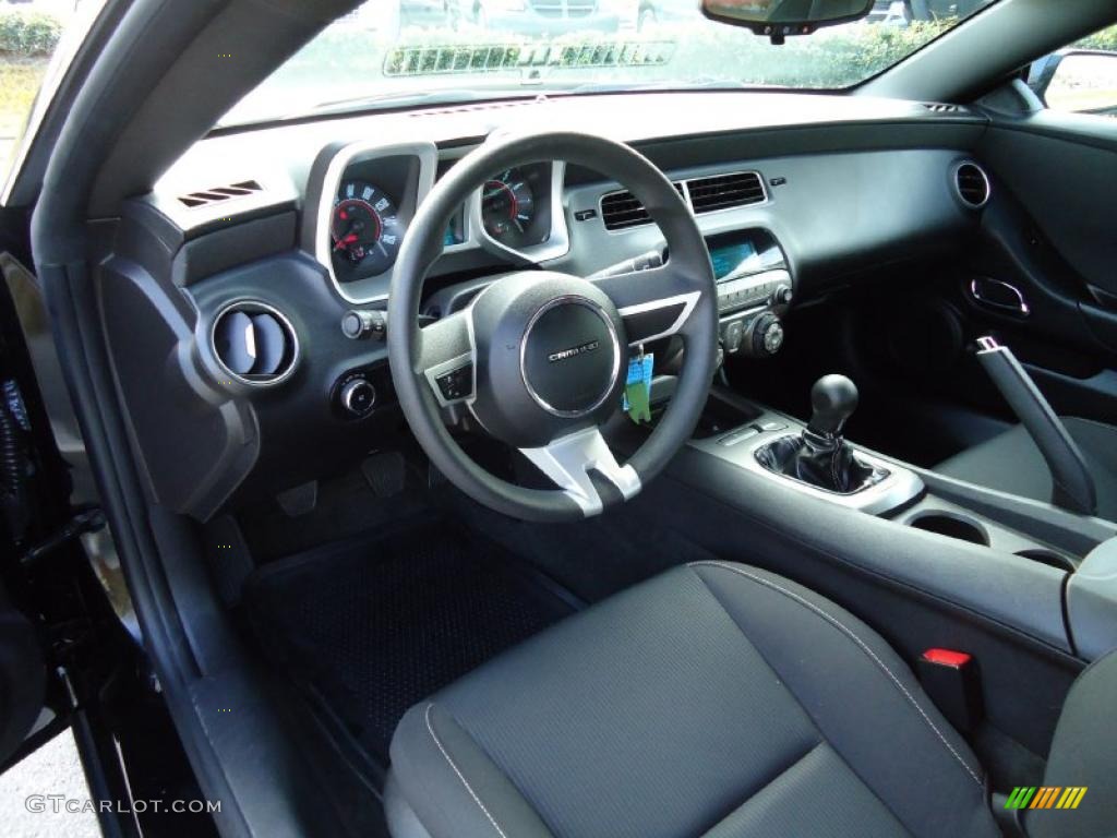 Black Interior 2010 Chevrolet Camaro LT Coupe Photo #40037189