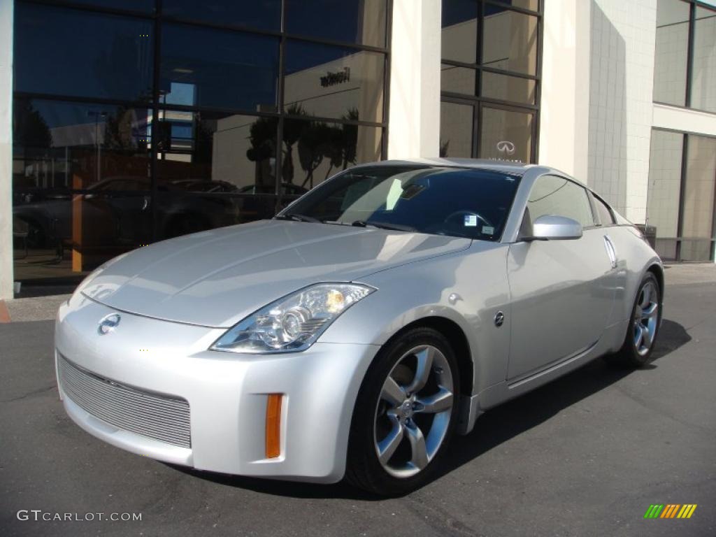 2006 350Z Coupe - Silver Alloy Metallic / Carbon Black photo #1