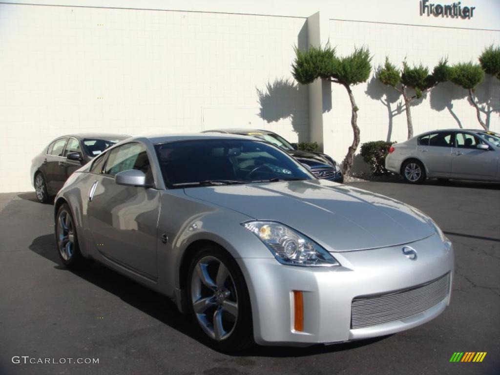 Silver Alloy Metallic 2006 Nissan 350Z Coupe Exterior Photo #40037545