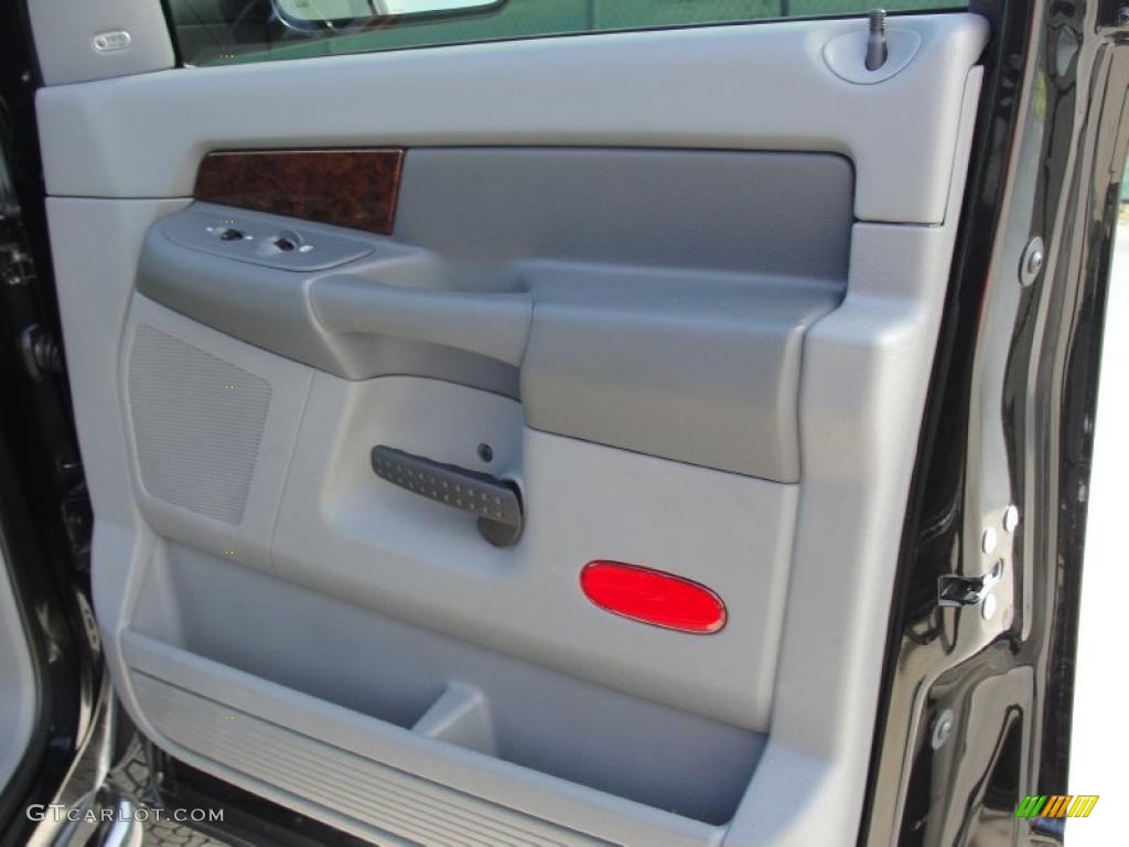 2009 Dodge Ram 2500 Laramie Mega Cab 4x4 Medium Slate Gray Door Panel Photo #40038002