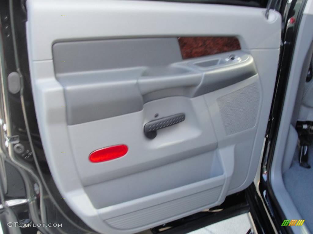 2009 Dodge Ram 2500 Laramie Mega Cab 4x4 Medium Slate Gray Door Panel Photo #40038058