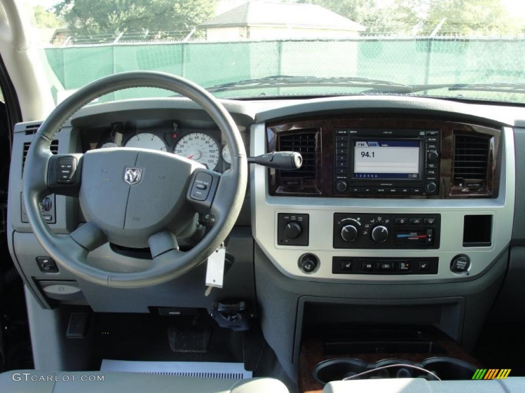 2009 Dodge Ram 2500 Laramie Mega Cab 4x4 Medium Slate Gray Dashboard Photo #40038142